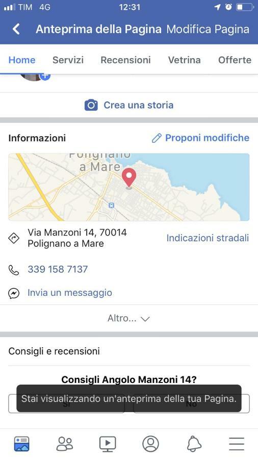 Angolo Manzoni 14 Polignano a Mare Eksteriør bilde